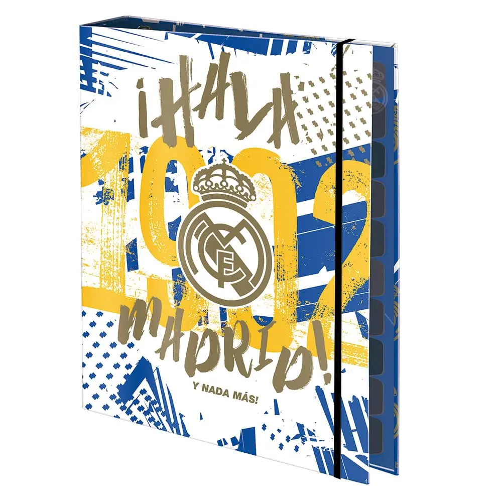 DAC - Caderno Argolado Universitário com 48 Folhas Fechamento em Elástico - Real Madrid - 1