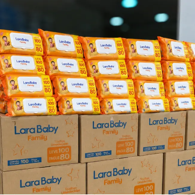 Até 500 Lenços/Toalhas Umedecida Higiene Bebe Promoção - Escolha a Quantidade - 1