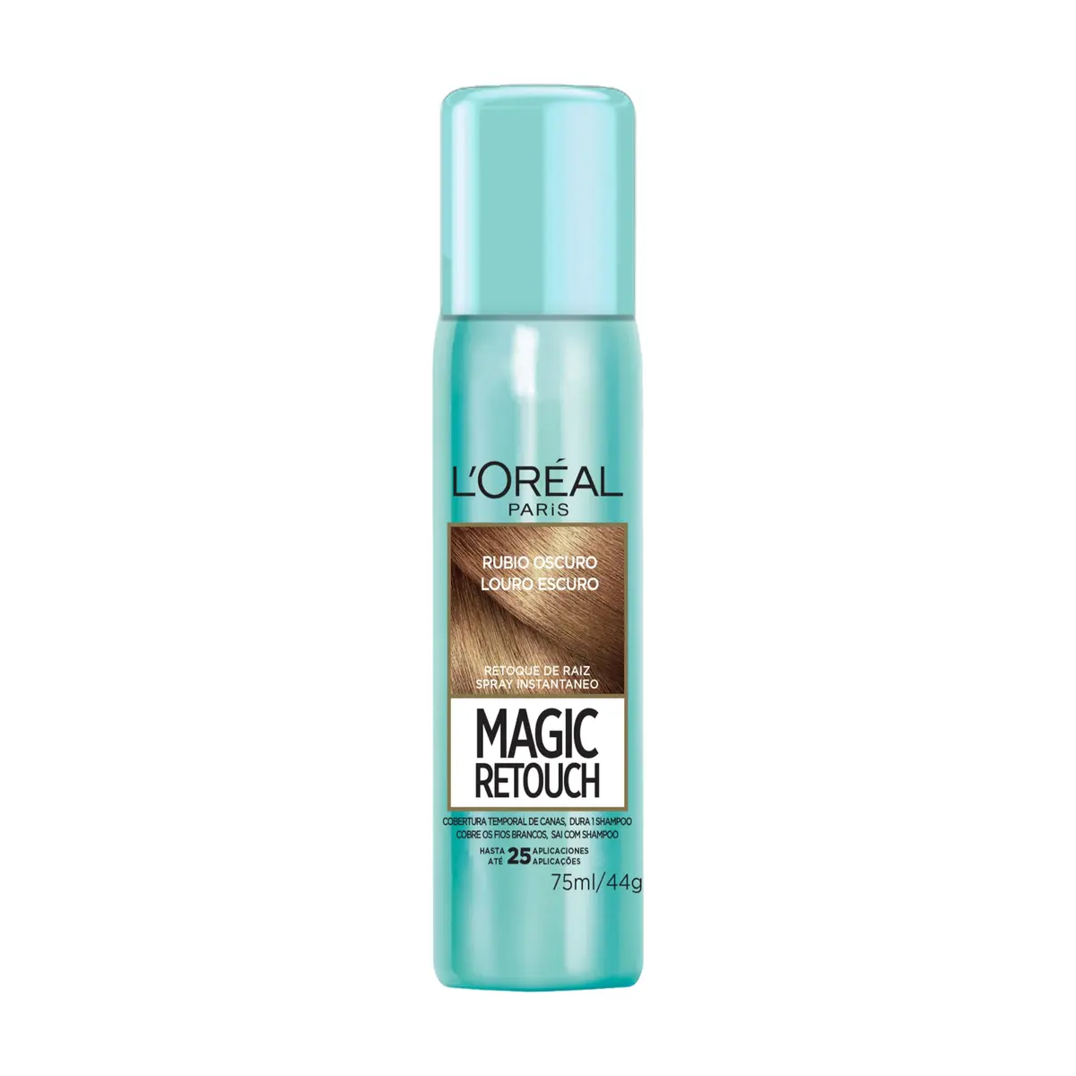Spray Retoque de Raiz Instantâneo Magic Retouch, L'Oréal Paris, Louro Escuro