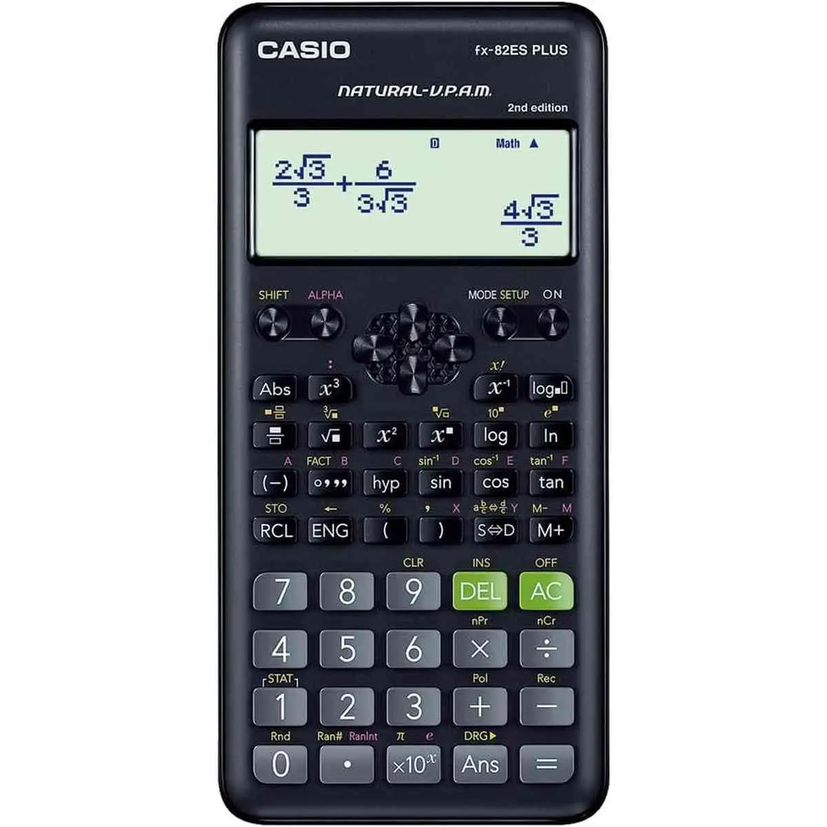 CALCULADORA CIENTIFICA 252 FUNCOES FX-82ES PLUS-2nd Edition PRETA Casio - 1