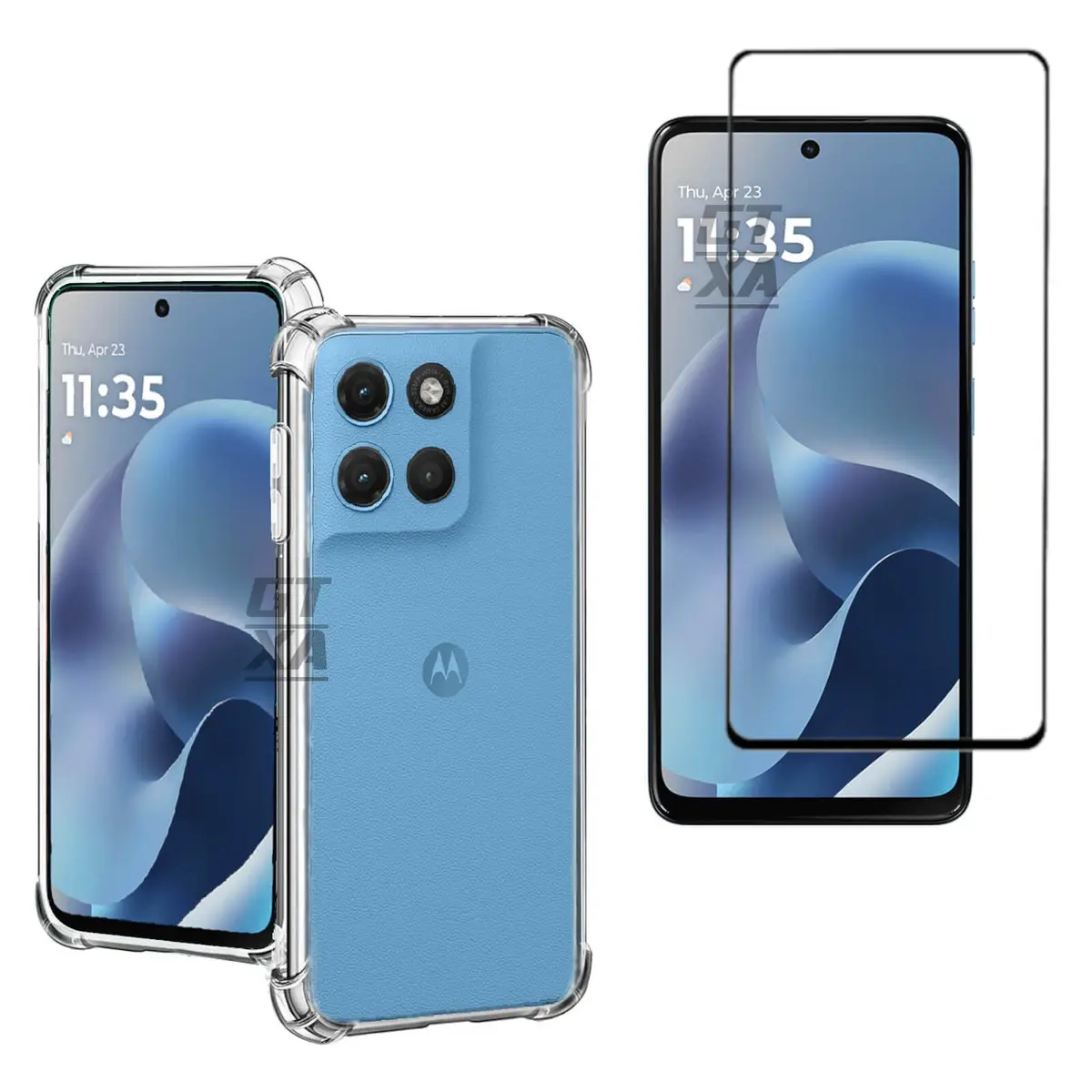 Kit Capa e Película Para Motorola Moto G17 - 1