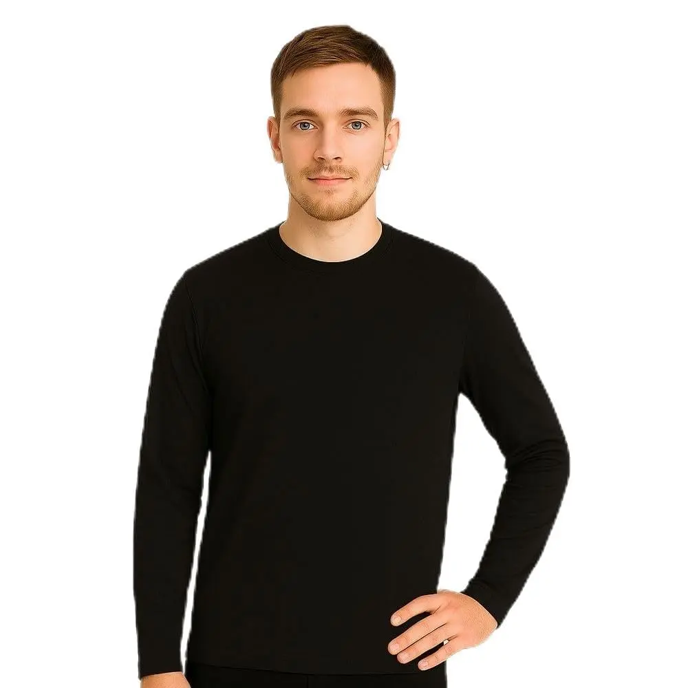 Camiseta Manga Longa Segunda Pele Masculina Dry Academia Fit - 1