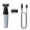 Philips Bodygroom Aparador e Raspador de Pelos para o Corpo, Uso Seco e Molhado, à Prova d’água, Bivolt – BG3007/01 - 1