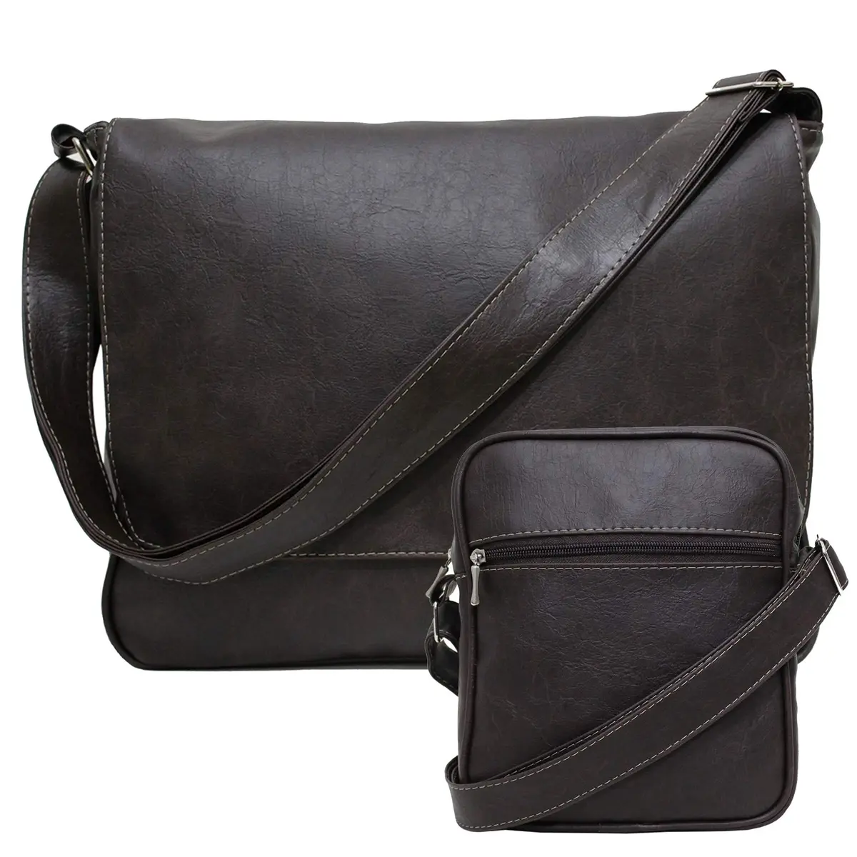 Lenna's Kit Pasta Carteiro e Shoulder Bag Tiracolo Masculina KIT01