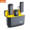 (R$10,00"MOEDAS/TAXA INCLUSA)Microfone de lapela sem fio p/ iPhone c/ estojo - 1