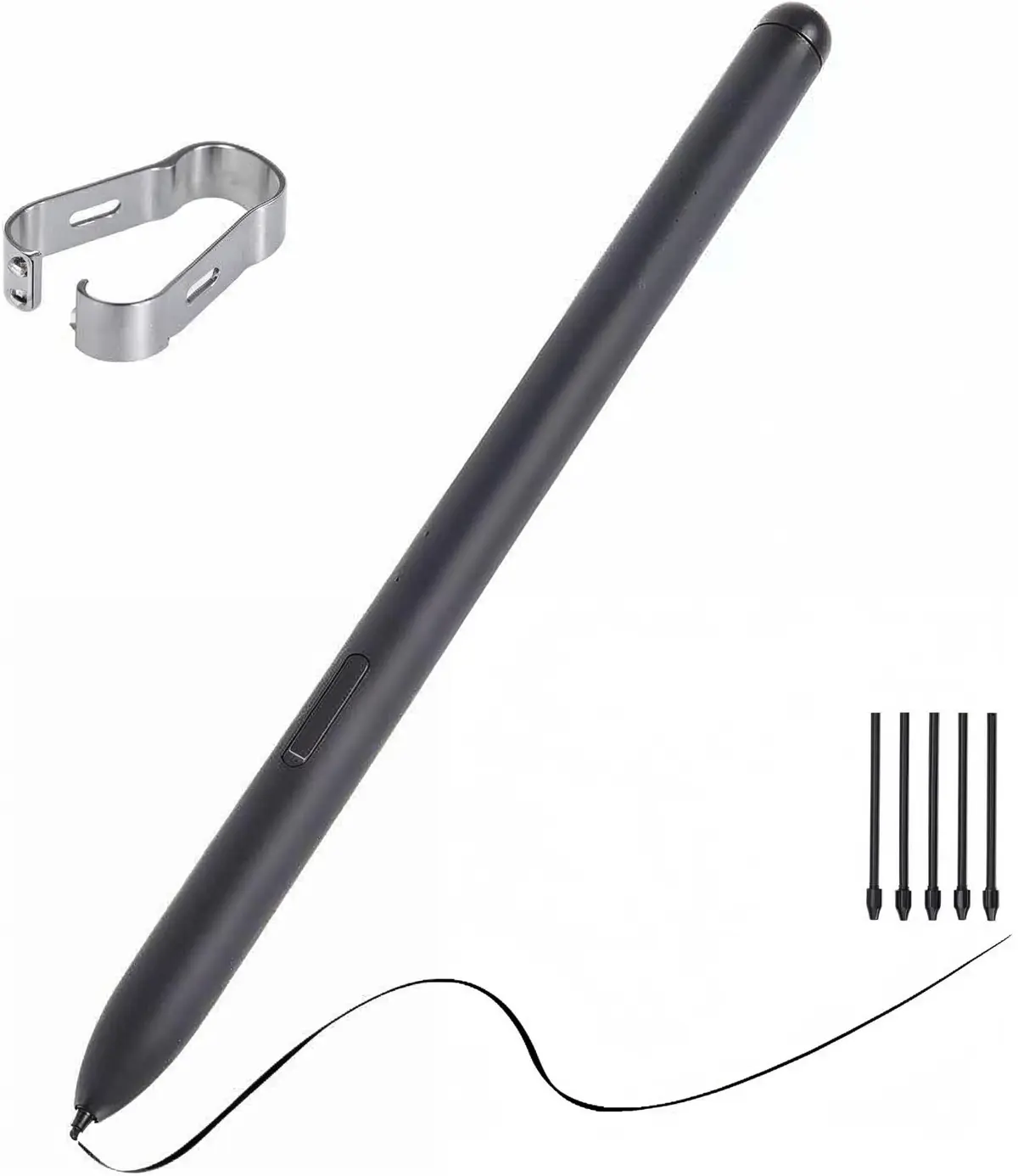 Caneta Touch S-Pen Compatível Galaxy Tab S6 Lite (Sm-P615 Sm-P620) C/Sensor Pressão + Pontas - Preto