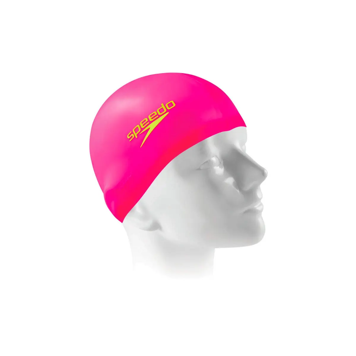 Touca de Natação, Speedo, Flat Cap, Silicone Resistente com Encaixe Confortável,Tamanho Único
