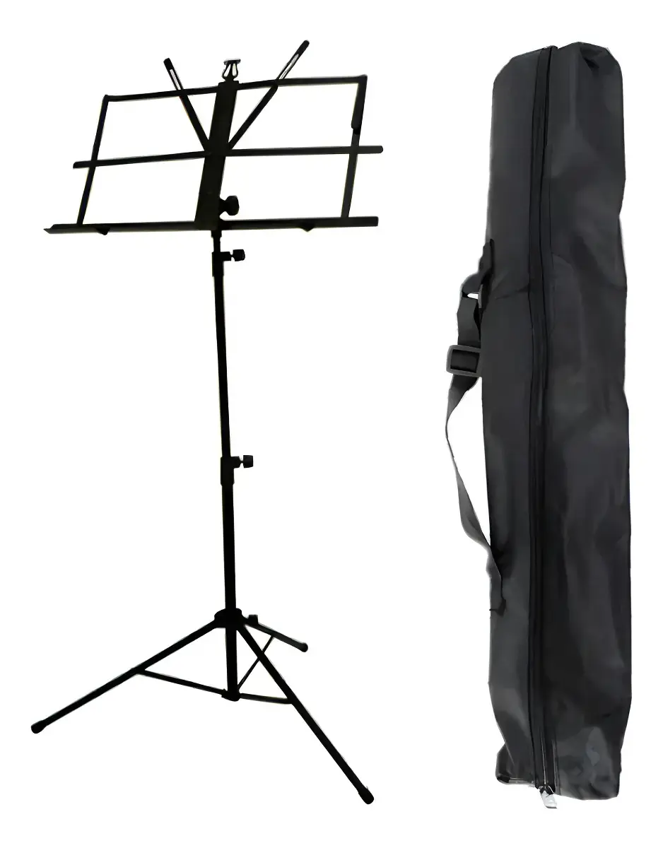 Estante Partitura Suporte Para Música Hinário Reforçada Bag
