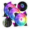 Kit 3 Fans Cooler Led Rgb 120mm Ventoinha Gabinete Pc Gamer - 1