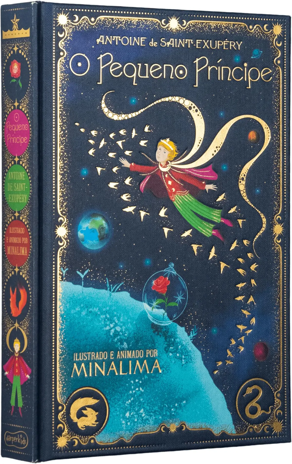 O Pequeno Príncipe – Edição de luxo comemorativa de 80 anos ilustrada e com elementos interativos do estúdio MinaLima