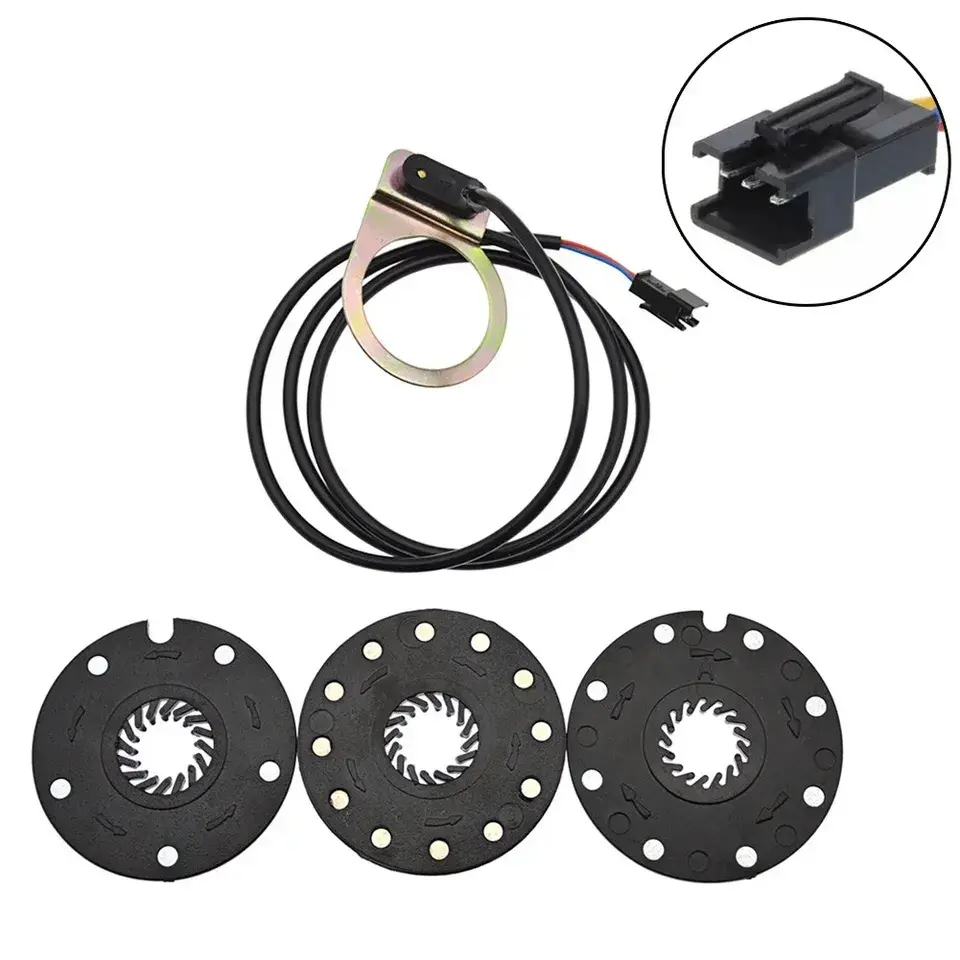Sensor de Assistência ao Pedal de Bicicleta Elétrica PAS, 12 Ímãs, Sensor de Velocidade SM-3A, Peças de Reposição para Bicicletas Elétricas - 1