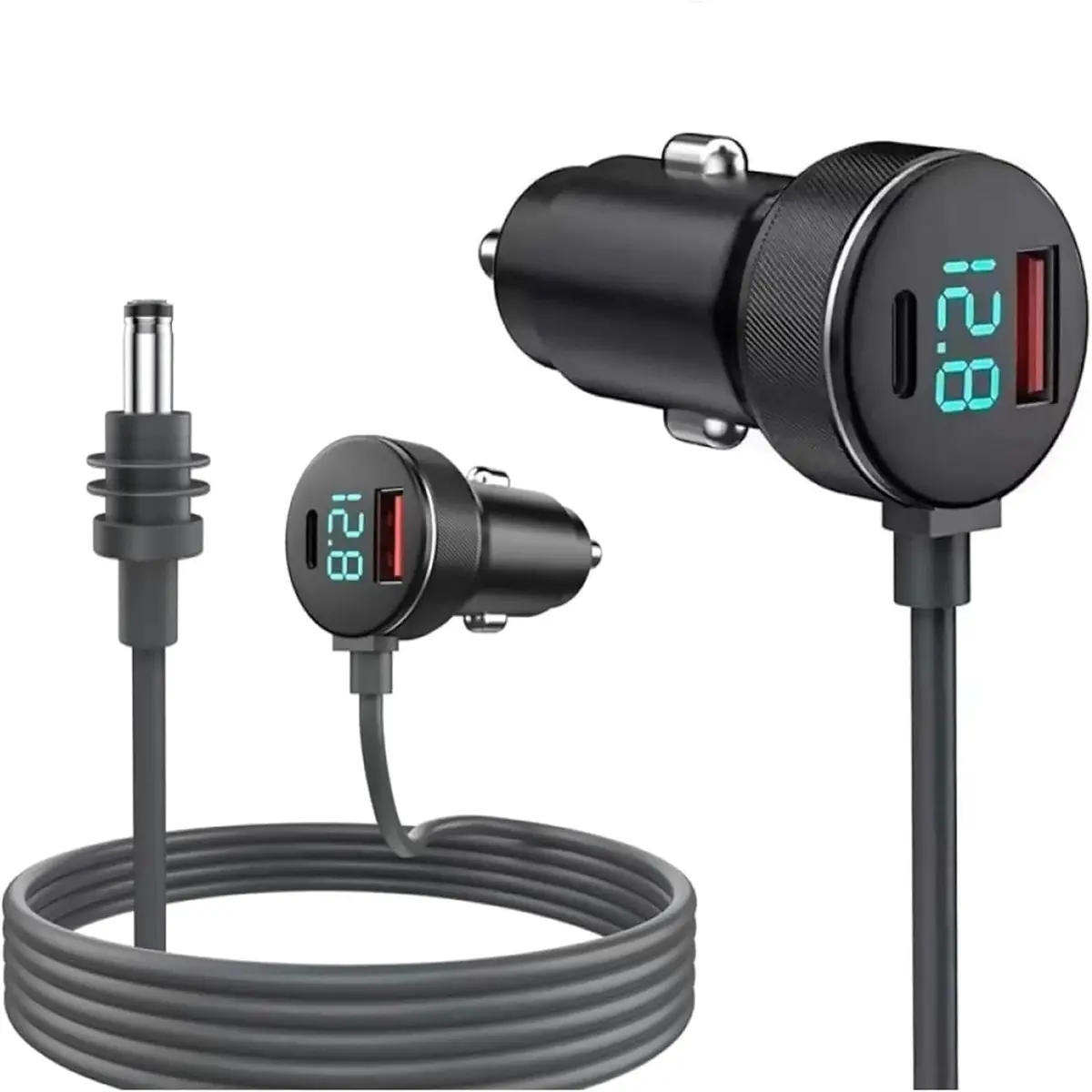 Carregador Veicular para Starlink Mini, Adaptador DC Impermeável 12V-24V com Cabo 3M, Mantém a Internet Estável Durante Viagens – Caminhões, Barcos e Trailers - 1
