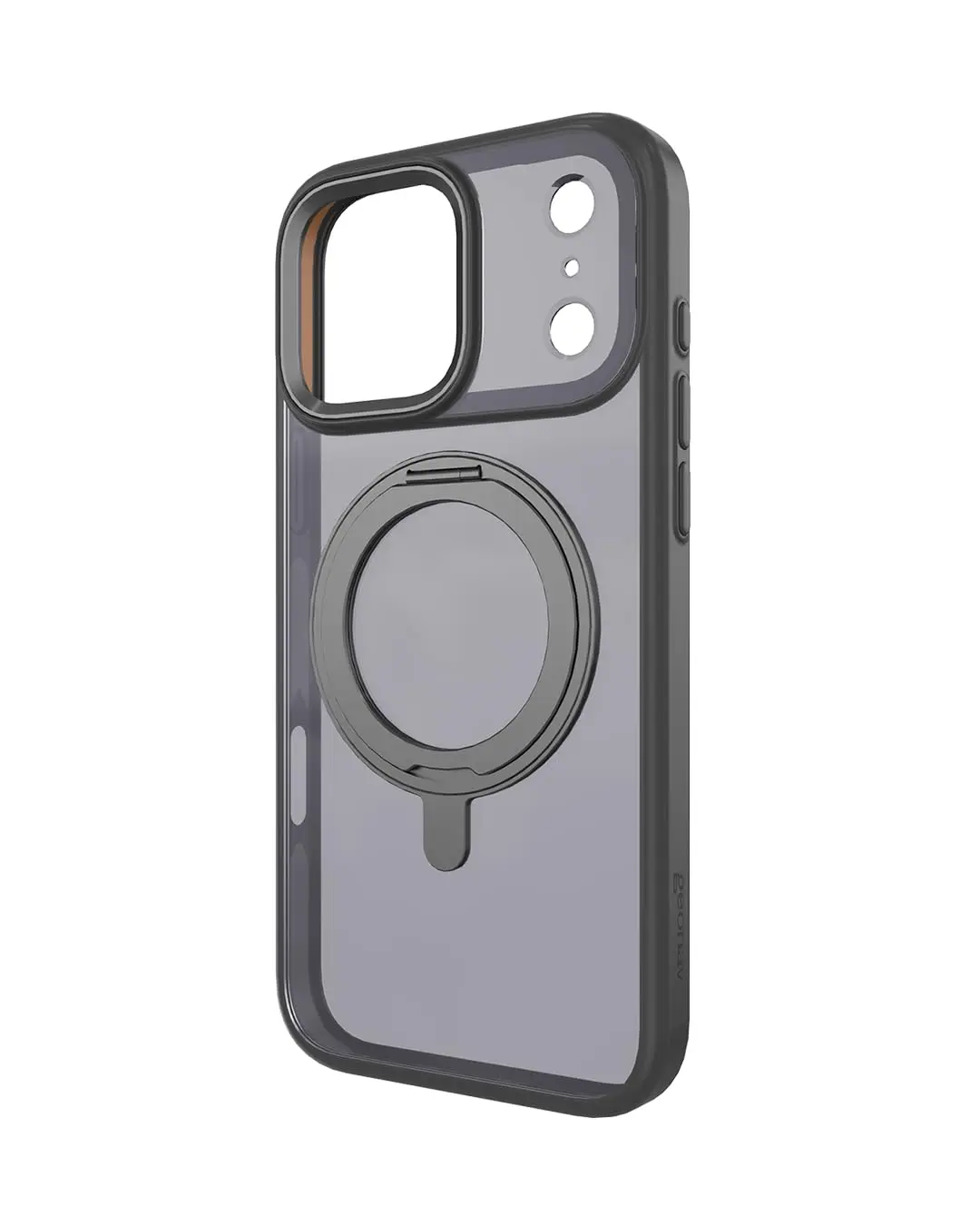 Geonav Capa Anti-Impacto Pro 360 para iPhone 17 Pro Max, TPU flexível nas extremidades, proteção anti-shock, Compatível com MagSafe®, IPI17360PMBK, Transparente fosco/Preto - 1