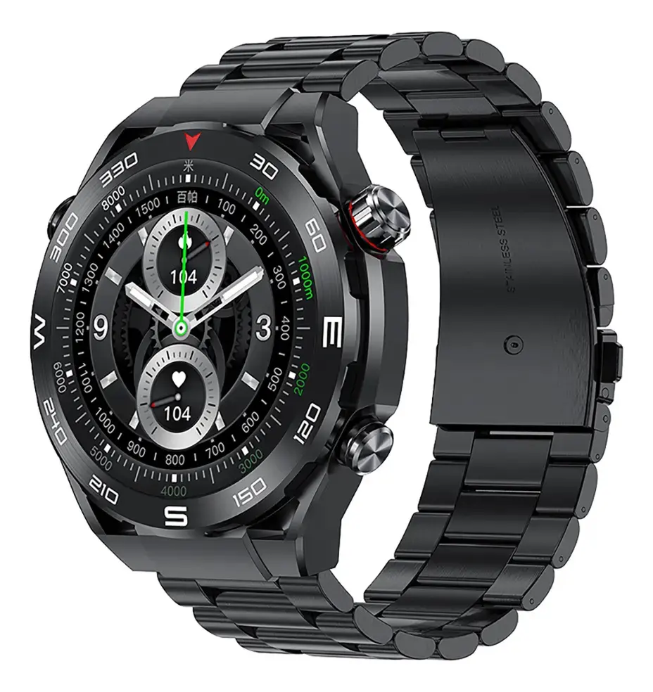 Smartwatch Bazik Prime WATCH Ultimate de 51mm com Tela AMOLED, GPS e NFC