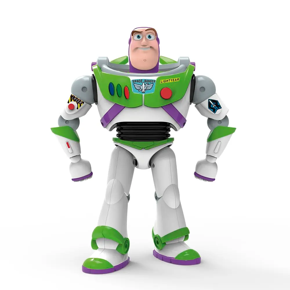 Boneco Buzz Lightyear Toy Story com Luz e Som Original Toyng 30cm Articulado com Frases em Português – Brinquedo Interativo Infantil - Disney Pixar - 1
