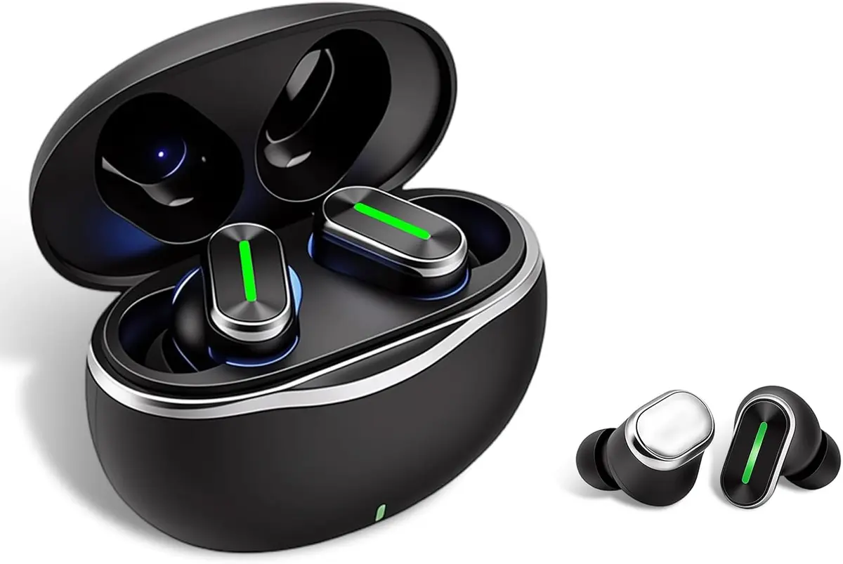 Fone de Ouvido Bluetooth, Fone de ouvido sem fio Bluetooth 5.4, Cancelamento de Ruído, Bateria de 16h, Funciona em Todos os Celulares e Notebook