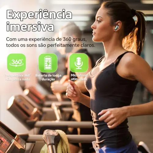 Fone de Ouvido Bluetooth, Fone de ouvido sem fio Bluetooth 5.4, Cancelamento de Ruído, Bateria de 16h, Funciona em Todos os Celulares e Notebook thumbnail 7