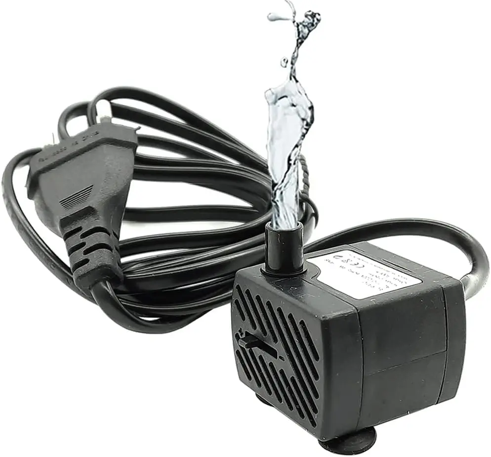 Bomba Submersa Bombinha Motor Para Aquário Fonte Água Bebedouro Pet 150l/h Bivolt