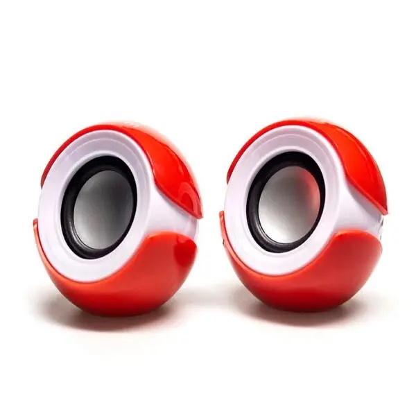 Caixa De Som Dragonball Computador Celular Vermelho/branco Cs - 1