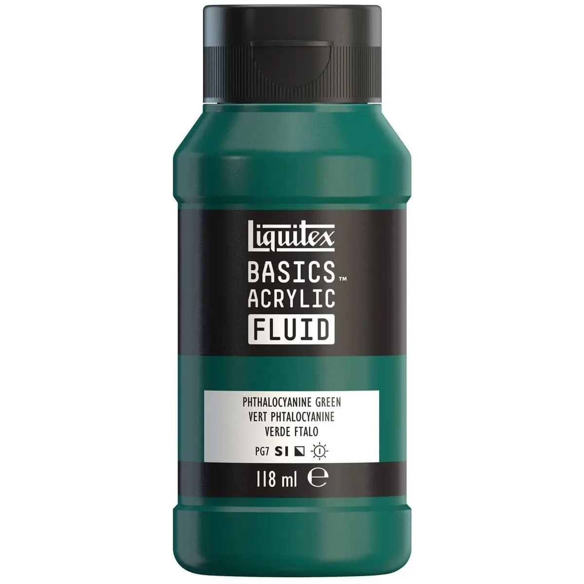 Tinta Acrílica Liquitex Basics Fluid 118ml Phthalocyanine Green