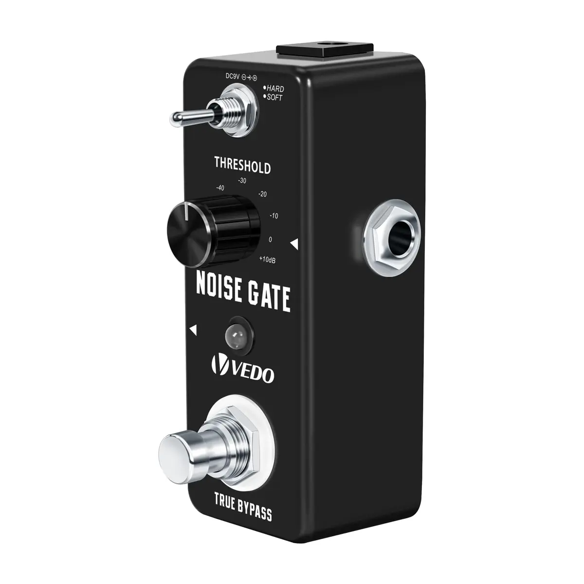 VEDO Pedal Noise Gate Guitar Noise Killer, Supressor de Ruído, 2 Modos Hard e Soft, True Bypass, Liga de Zinco, Compacto - 1