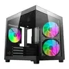 Gabinete Gamer Aigo Luna A275 Mini Tower com 3 Fans e Lateral de Vidro - 1