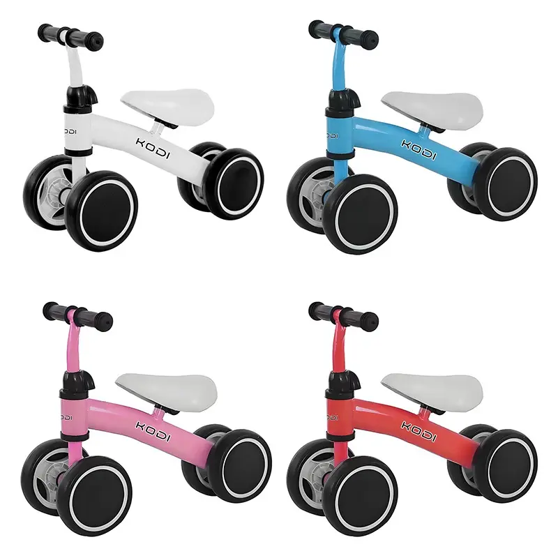 Andador/Bicicleta de Equilíbrio 4 Rodas Sem Pedal – Infantil, Estável e Seguro P14 - 1