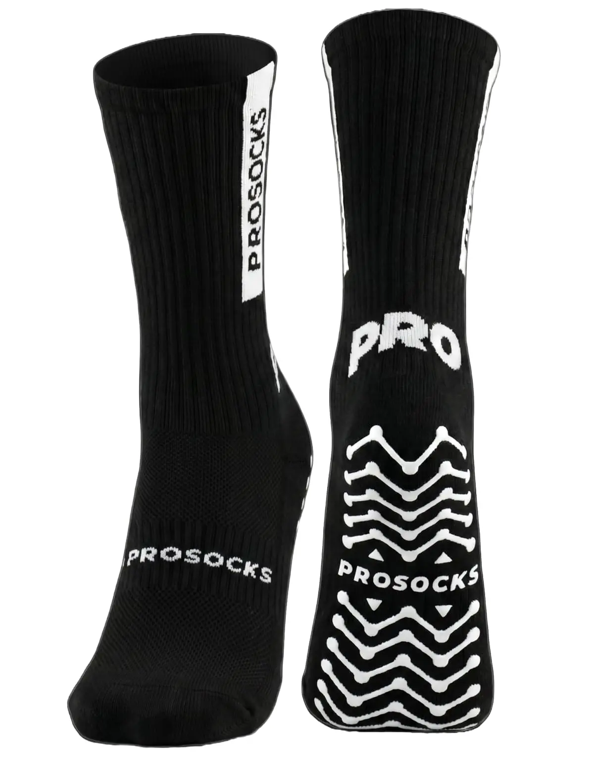Meia Antiderrapante Futebol ProSocks® UltraGrip Cano Alto Esportiva Grip com Tecnologia Profissional para Chuteira, Alta Estabilidade e Conforto