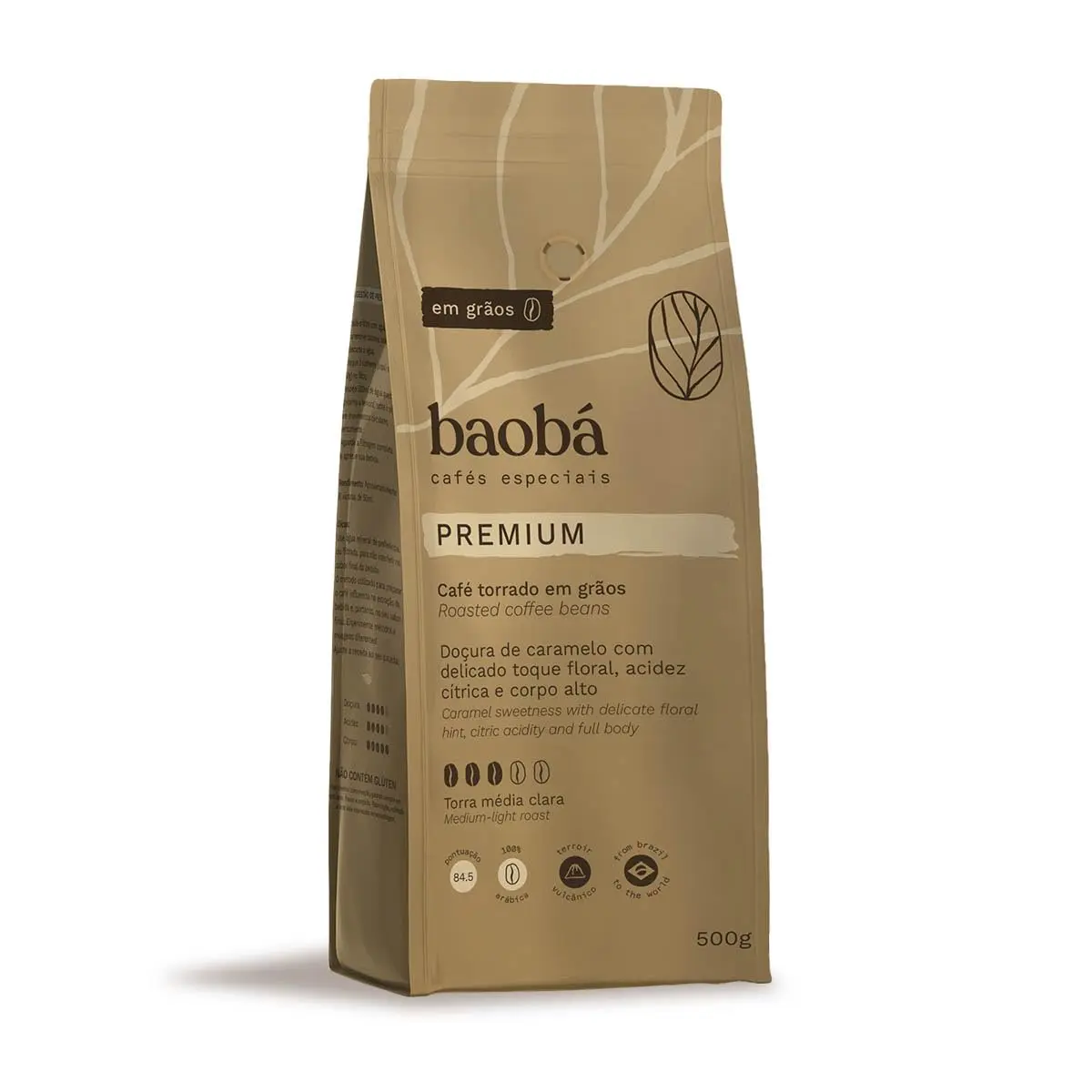 CAFE BAOBA ESPECIAL PREMIUM GRAO 500G