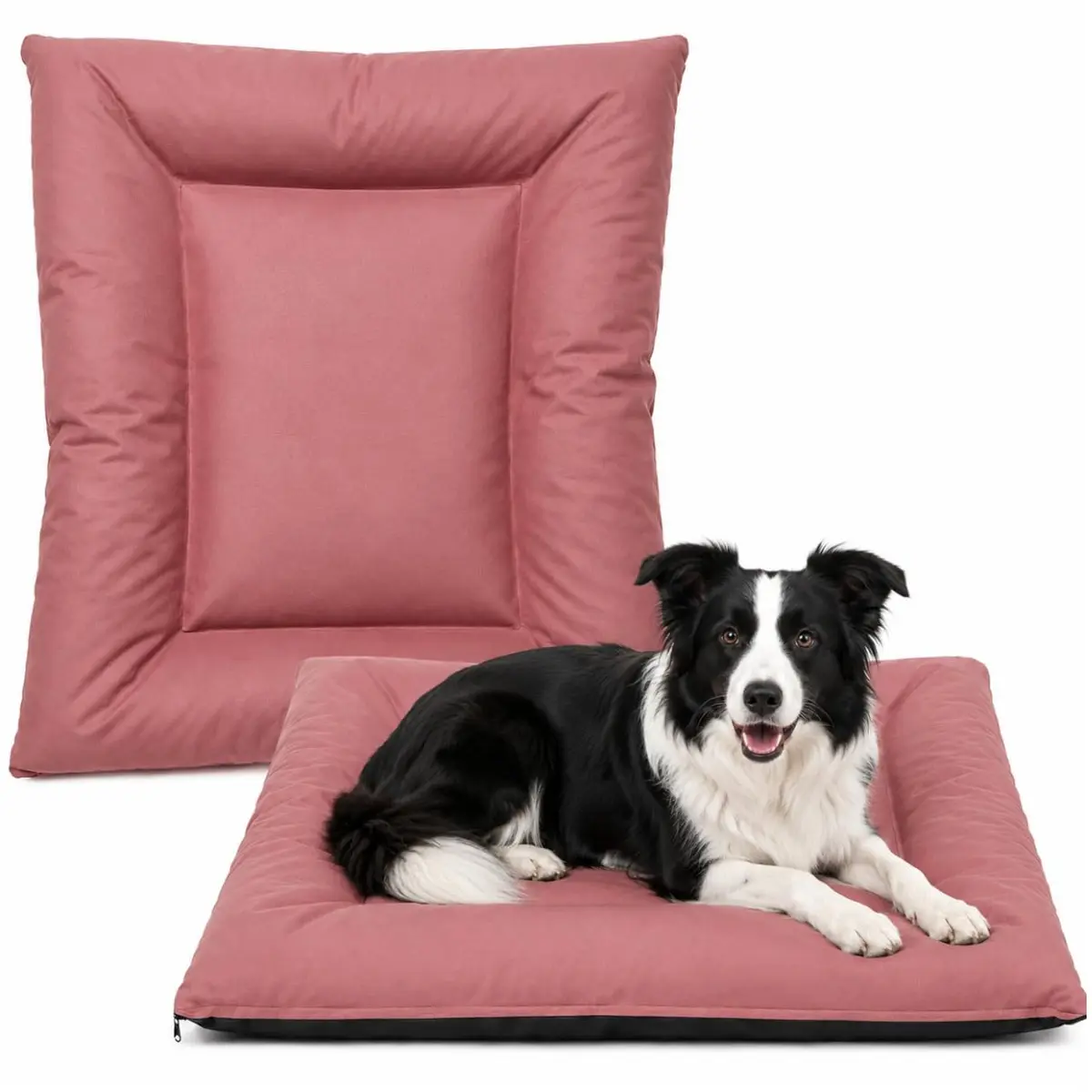 Colchonete Pet Sued Impermeável Lavável Almofada Cachorro Gato ROSÊ MÉDIO | Lavável, Tamanho Médio e Grande, Para Cães e Gatos, Material Suede, Impermeável