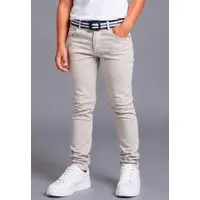 Infantil - Calça Jeans Menino Skinny Sarja Daze Modas Bege