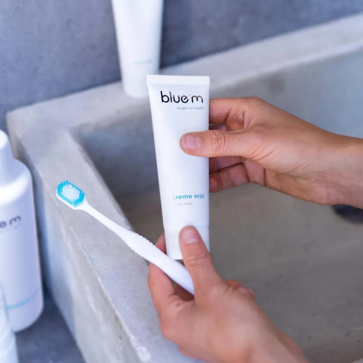 Creme Dental Bluem, Sem Flúor, 75ml