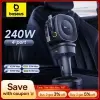 Carregador Veicular 240W 4 Portas com Cabo Retrátil Baseus - 1