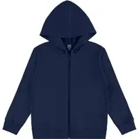 Infantil - Jaqueta Unissex em Moletom Bee Loop Azul Marinho - 1