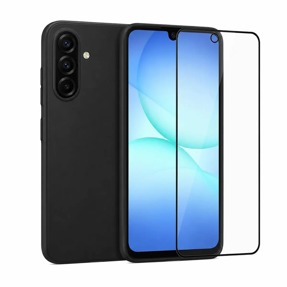 Kit Capinha Capa para Galaxy A17 Aveludada + Película em Cerâmica 9D - FD | Kit Capinha Capa para Galaxy A17 Aveludada + Película em Cerâmica 9D - FD