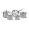 [Cashback PIX Electrolux R$545] Jogo de Panelas Electrolux Inox com 5 Peças Design com Fundo Triplo - 1