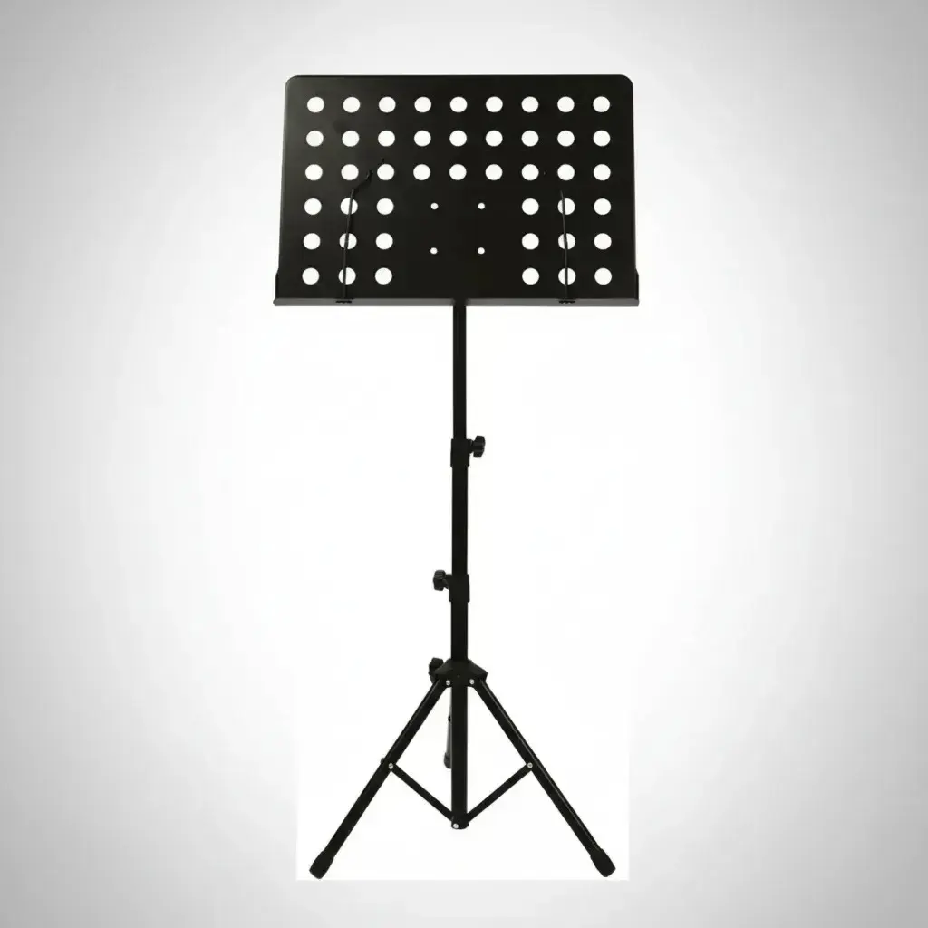 Suporte Estante Partitura Pedestal Tripé Resistente Músicos Preto - 1