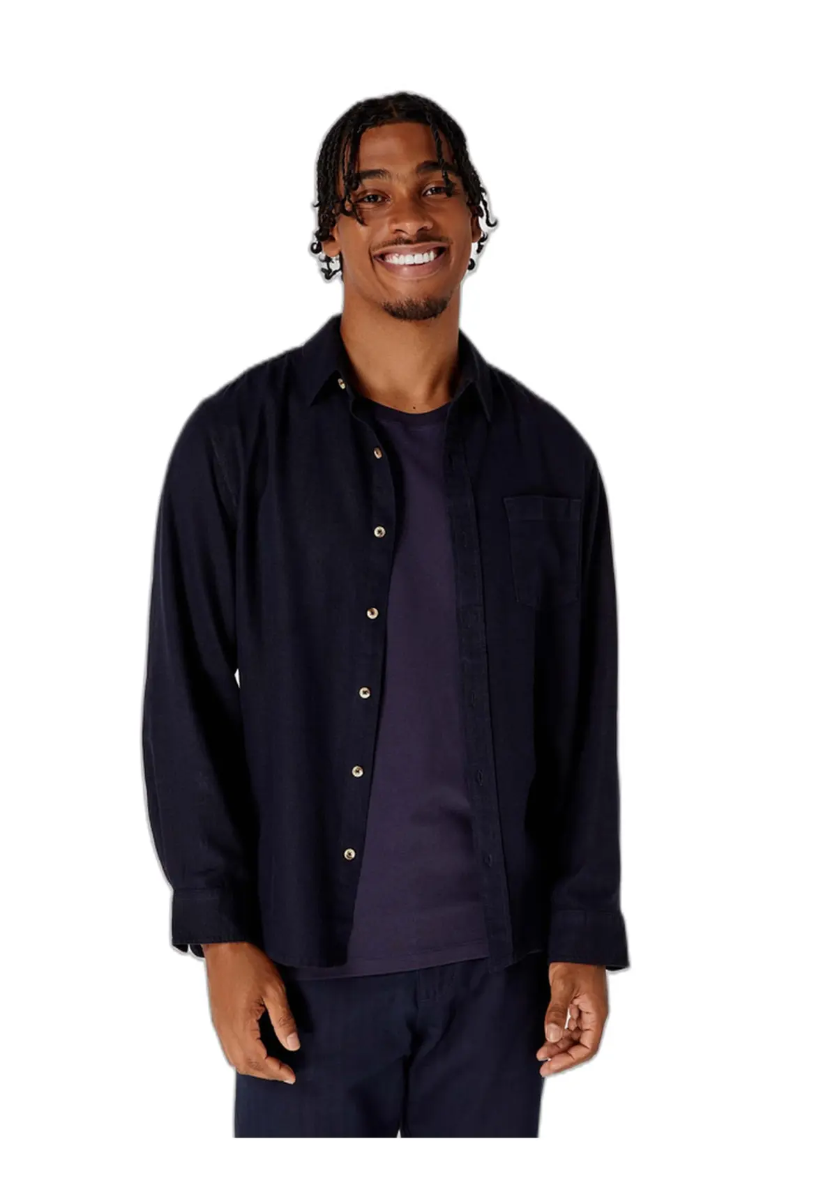 Camisa Em Linho Hering Manga Longa Slim Masculina
