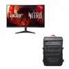 Monitor Gamer Acer Nitro 31.5" Curvo Wide, Quad HD, 180Hz, VA, 2ms + Mochila Nitro 17" - 1
