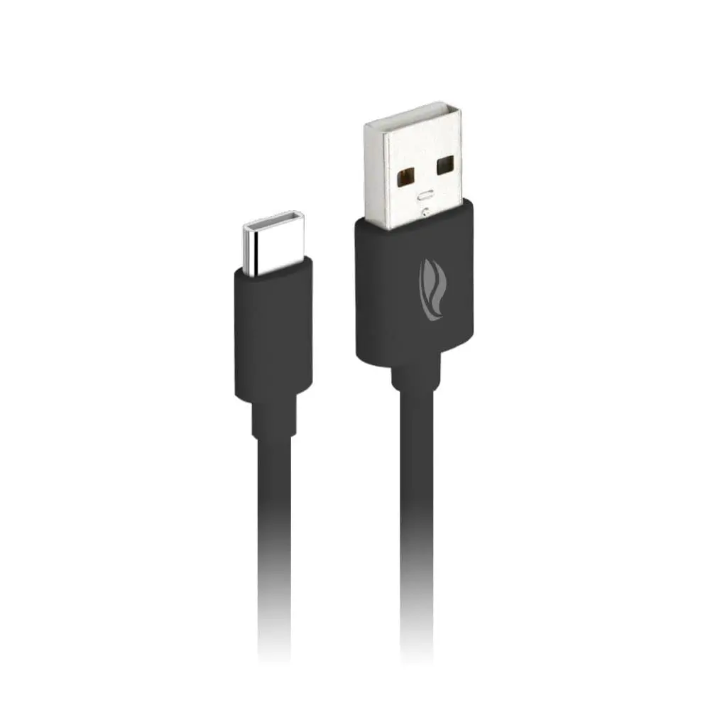 C3TECH Cabo USB para USB C CB-C10BK Preto - Comprimento de Cabo 1Metro; Corrente de 3A; compativel com Android e iPhone - 1
