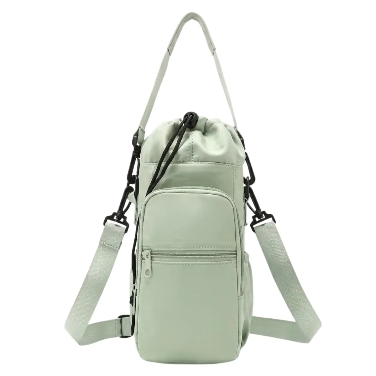 Suporte para Garrafa de Agua Bolsa para Celular Porta Garrafa Ajustavel para Caminhada Trekking Bike Academia Passeio Bolsa Porta Garrafinha Alca de Ombro Regulavel Leve e Resistente (Verde)