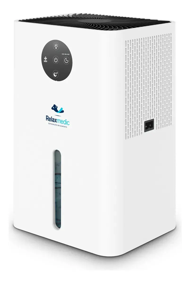 Desumidificador de Ar Elétrico Antimofo 1800ml Relaxmedic - 1
