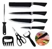 Jogo De Facas Para Churrasco E Cozinha Profissional Em Inox - 1