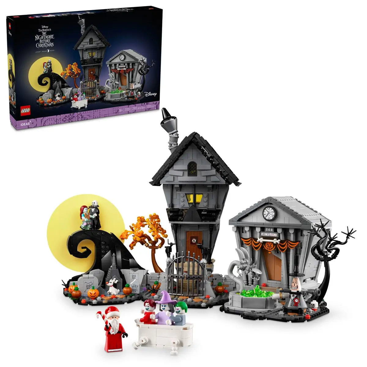 LEGO Ideas O Estranho Mundo de Jack Kit de Diorama 21351 (2.193 Peças) - 1