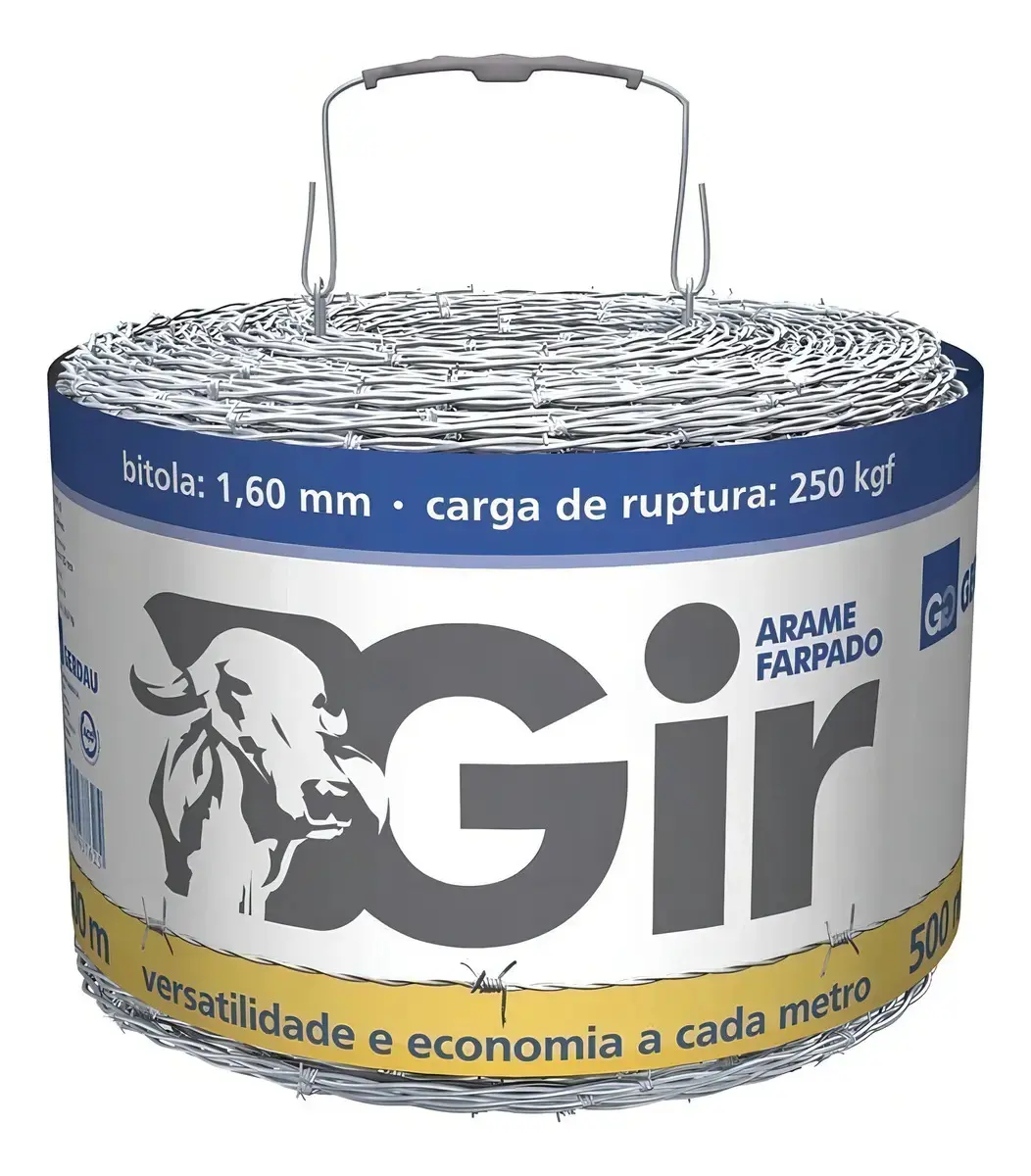Arame Farpado Gir 250 Metros Gerdau