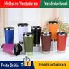 [R$15 MOEDAS] Copo Térmico em Aço Inox 473ml + Tampa E Abridor  - 1