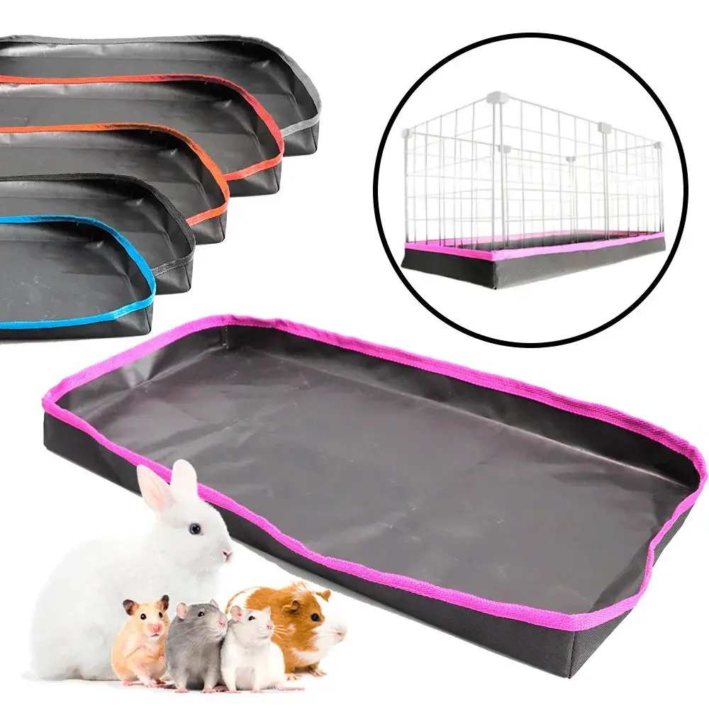 Bandeja Higiênica Cercado Porquinho Índia 30x60 Impermeável Cor Rosa