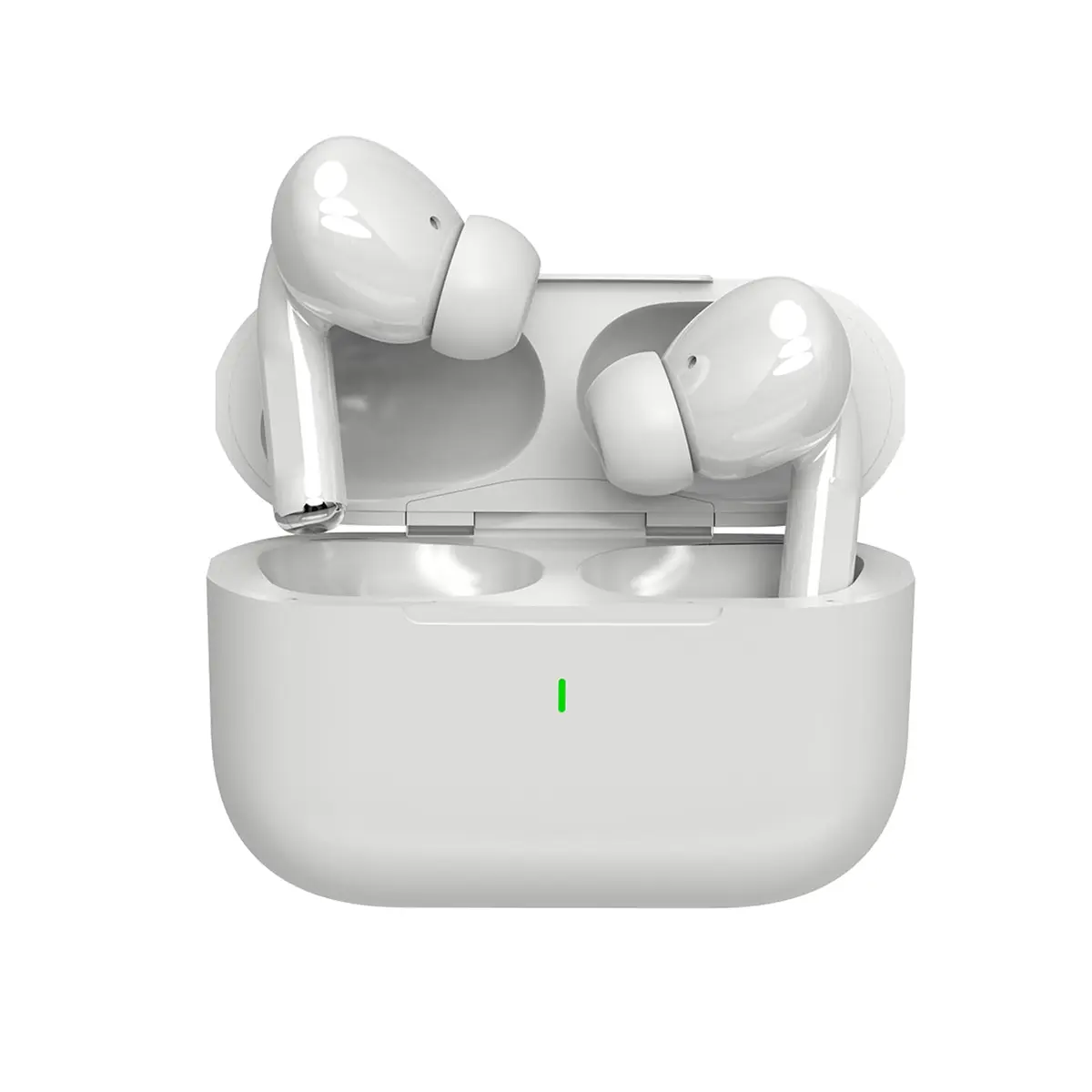 Bettdow Fone de Ouvido Bluetooth 5.3 com Cancelamento de ruído por IA, Graves Poderosos, 36H de Reprodução, Carregamento Tipo C, Fone sem fio TWS, para iOS Android (Branco)