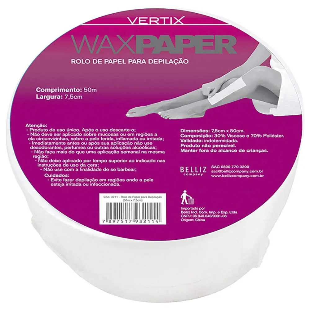 Rolo de Papel para Depilação, VERTIX - 1