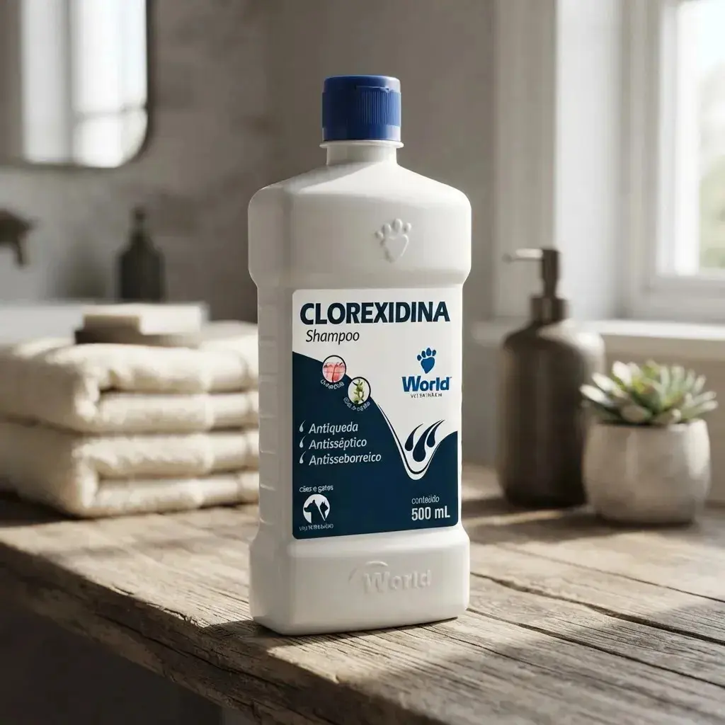Shampoo para cães Clorexidina World Fragrância Suave Frasco 500 Ml thumbnail 4
